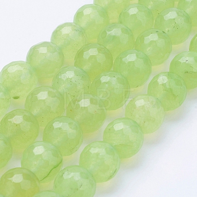 Natural Malaysia Jade Bead Strands G-F488-10mm-04-1