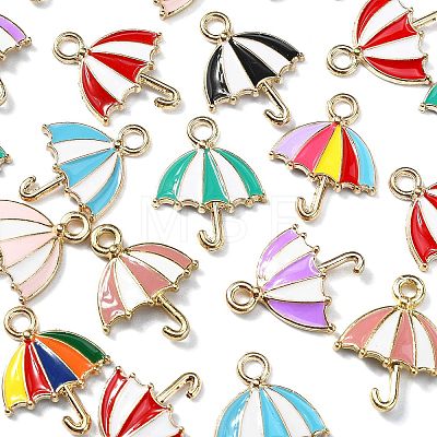 45Pcs 9 Colors Alloy Pendants ENAM-CJ0002-73-1