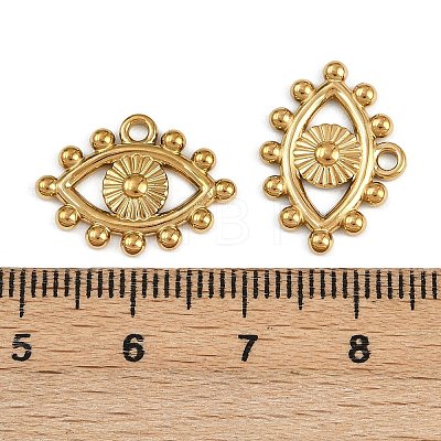 304 Stainless Steel Pendants STAS-L295-09G-1