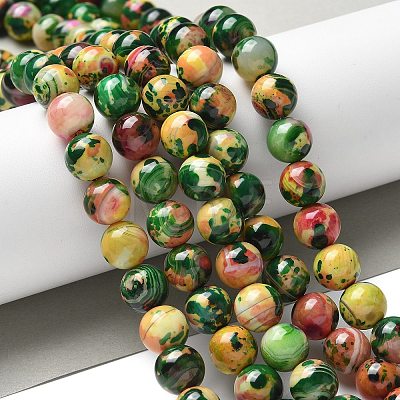 Natural Agate Beads Strands G-NH0001-G13-01-1