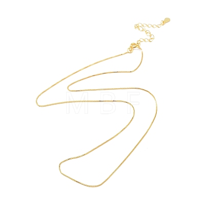 925 Sterling Silver Chain Necklace NJEW-A011-03A-G-1