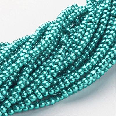 Glass Pearl Beads Strands HY-3D-B52-1