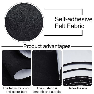 Self-adhesive Felt Fabric DIY-WH0301-16A-1