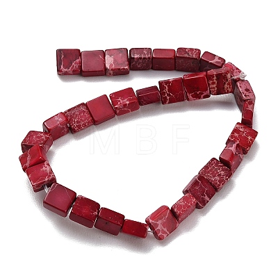 Dyed Natural Imperial Jasper Beads Strands G-F833-A01-01-1