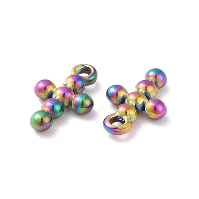 Ion Plating(IP) 304 Stainless Steel Charms STAS-D185-01M-1