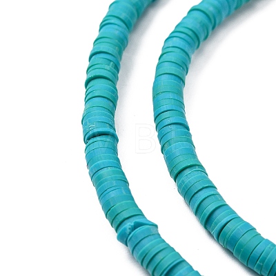 Handmade Polymer Clay Beads Strands LS-CLAY-R089-4mm-Q107-1