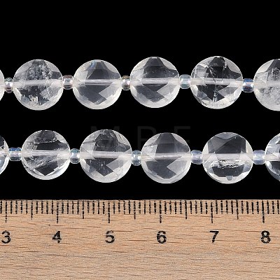 Natural Quartz Crystal Beads Strands G-C116-A51-01-1