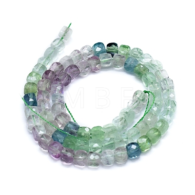 Natural Fluorite Beads Strands G-D0013-40-1