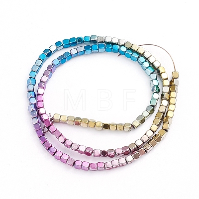 Electroplated Non-magnetic Synthetic Hematite Beads Strands G-L562-03A-1