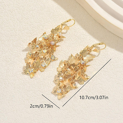 Brass Tassel Hoop Earrings OF5161-2-1