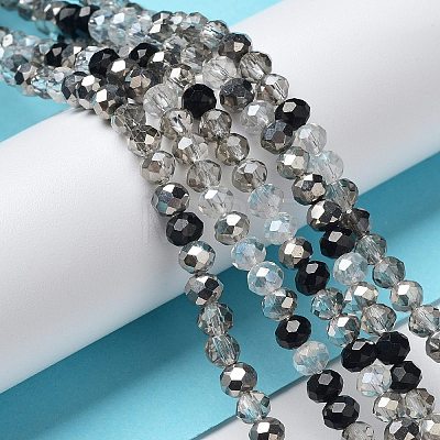 Glass Beads Strands X-EGLA-A034-M4mm-04-1