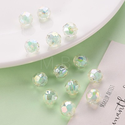 Transparent Acrylic Beads TACR-S152-04B-SS2111-1