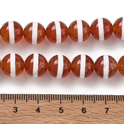 Tibetan Style dZi Beads Strands GG-CBA3DA1-01-1