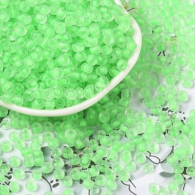 6/0 Luminous Glass Seed Beads SEED-NH0001-01H-1