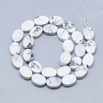 Natural Howlite Beads Strands G-T122-04O-1