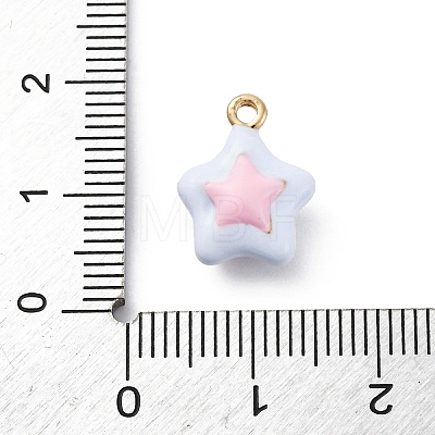 Alloy Enamel Charms ENAM-E362-08D-1