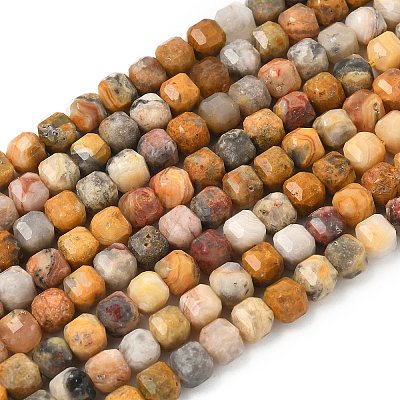 Natural Crazy Agate Beads Strands G-F797-A22-01-1