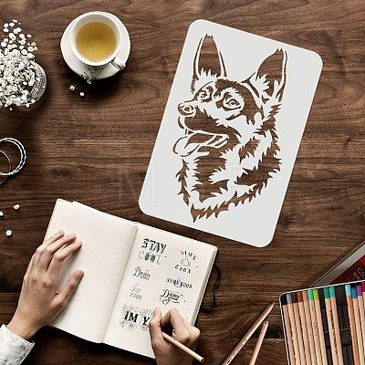 Plastic Reusable Drawing Painting Stencils Templates DIY-WH0202-296-1
