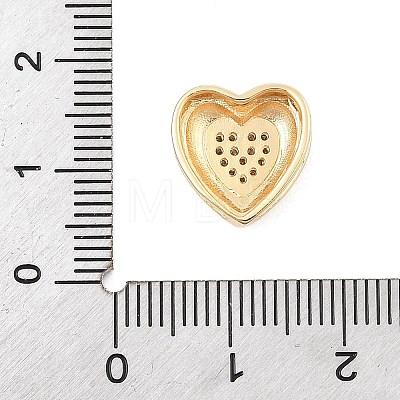 Brass Micro Pave Cubic Zirconia Slide Charms ZIRC-I068-07G-A-1