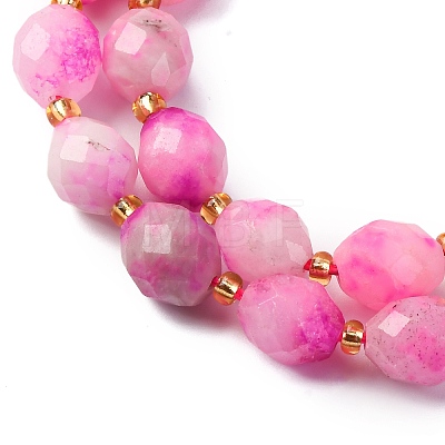 Natural White Jade Beads Strands G-D305-B01-01N-1