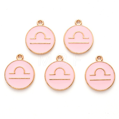 Alloy Enamel Pendants ENAM-S124-01A-09K-1