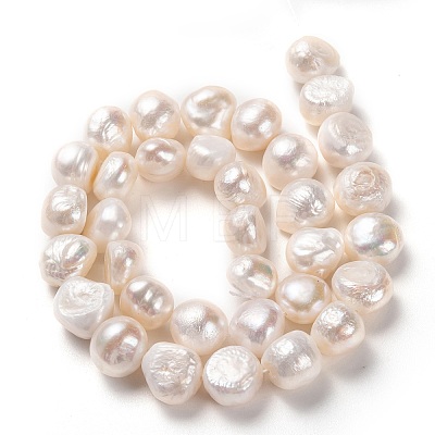 Natural Cultured Freshwater Pearl Beads Strands PEAR-L033-50-01-1