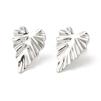 304 Stainless Steel Stud Earrings EJEW-Z022-21P-1