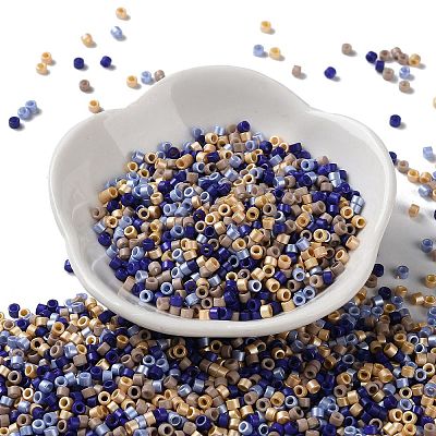 Baking Paint Glass Seed Beads SEED-S042-05A-17-1
