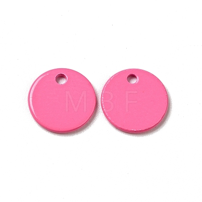 Spray Painted 201 Stainless Steel Charms STAS-G304-21D-1