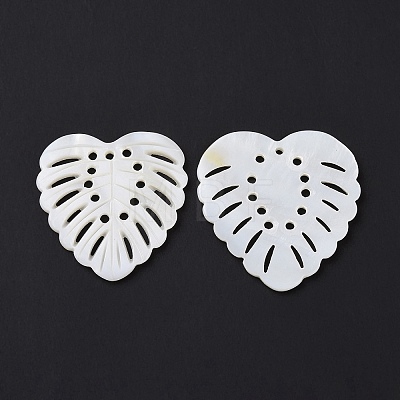 Natural Freshwater Shell Pendants SHEL-H001-05-1