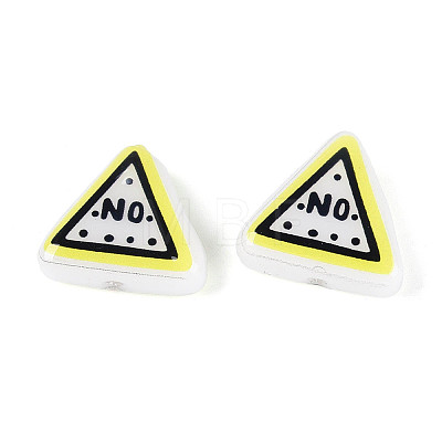 Printed Opaque Resin Beads RESI-N043-11-1