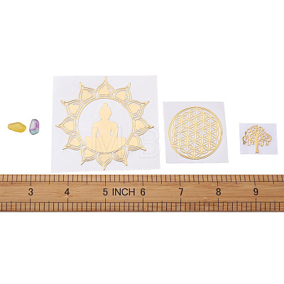 Self Adhesive Brass Stickers DIY-TA0008-69-1