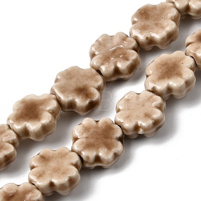 Handmade Porcelain Beads Strands PORC-K010-05E-1