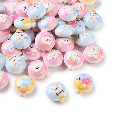 Printed Opaque Acrylic Beads AC-CBA5E93-03-1