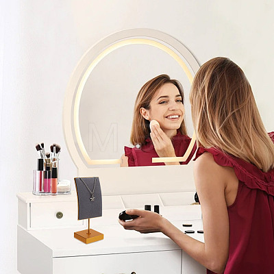 Velvet & Alloy Earrings Display Stands ODIS-WH0061-69A-1