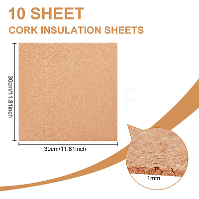 Cork Insulation Sheets DIY-WH0430-173-1