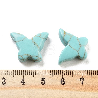 Dyed Synthetic Turquoise Pendants G-H007-07A-1