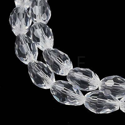 Transparent Imitation Jade Glass Beads Strands GLAA-N005-T8mm-D-1-1