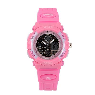 Fashion Plastic Men's Electronic Wristwatches WACH-I005-08A-1
