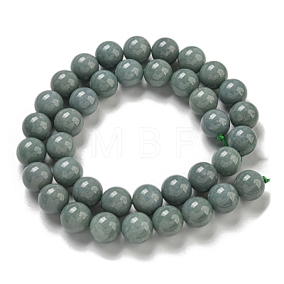 Natural Myanmar Jadeite Beads Strands G-B099-C07-06-1