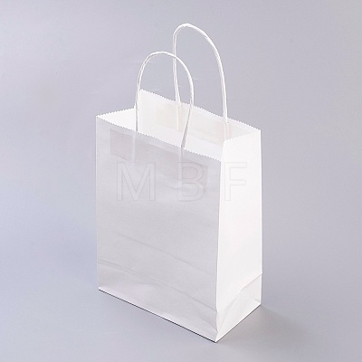 Pure Color Kraft Paper Bags LS-AJEW-G020-A-03-1