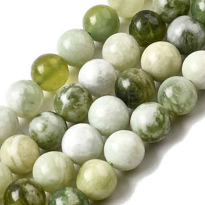 Natural New Jade Beads Strands G-K340-A01-12mm-1