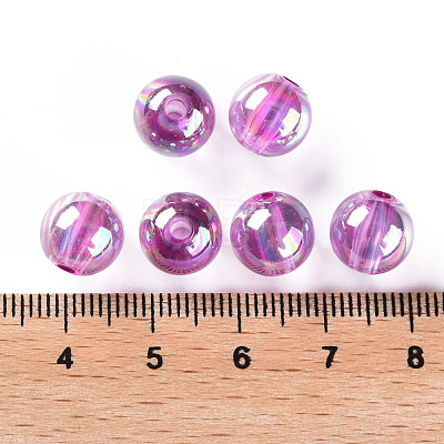 Transparent Acrylic Beads MACR-S370-B10mm-740-1