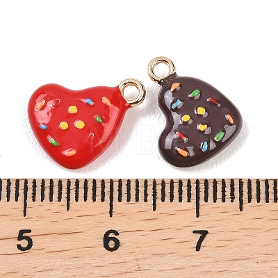 Alloy Enamel Pendants ENAM-A012-08G-1