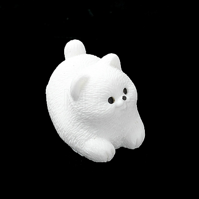 Resin Dog Figurines Ornament DJEW-E014-02C-1