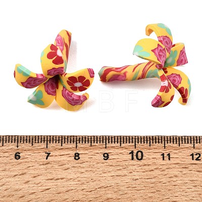 Handmade Polymer Clay Beads PY-CBAA00E-01A-1