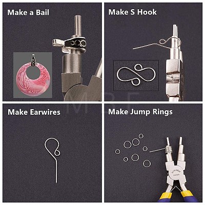 DIY Wire Wrapped Jewelry Making Kits PT-BC0001-47C-O-1
