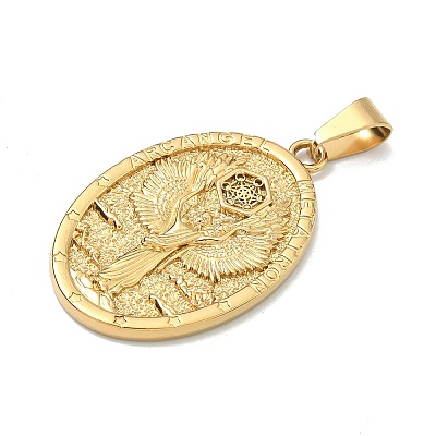 Religion Theme 304 Stainless Steel Pendants STAS-F336-06E-G-1