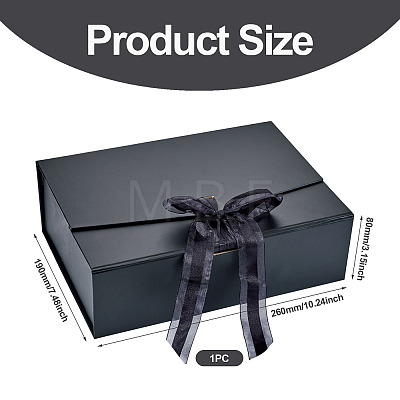 Rectangle Foldable Paper Gift Storage Boxes AJEW-TAC0035-07B-1