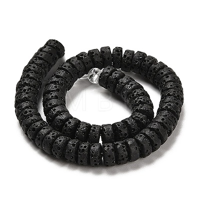Natural Lava Rock Dyed Beads Strands G-L586-A01-06-1